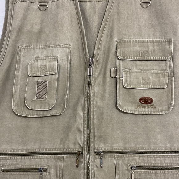 Pre-Owned  Jig jao Zip up fishing vest size XXL ( 95 A) - Picture 3 of 5